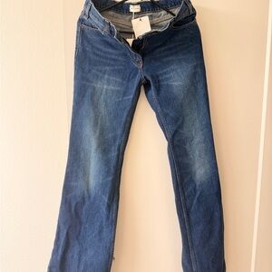 Magda Butrym Dark Blue Boot Cut Jeans